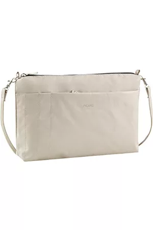 Picard Axelväska för kvinnor cross-body väska, Benvit (Perle)