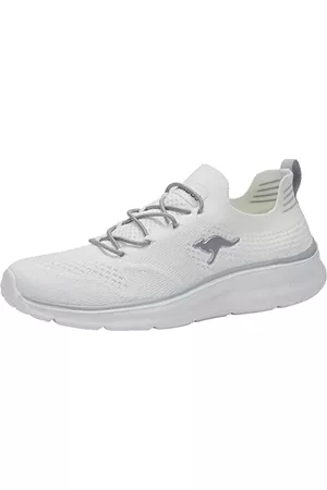 KangaROOS Kvinna Sneakers - KJ-Stunning sneakers, vit/Vapor grå, 40 EU, Vit ånggrå, 40 EU