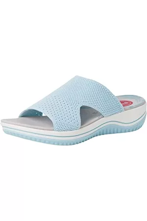 Jana Kvinna Sandaler - Dam 8-8-27268-20 badsandaler, Himmel, 36 EU Weit