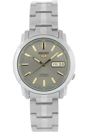 Seiko Klockor - Unisex vuxen analog automatisk klocka med rostfritt stål armband SNKK67K1
