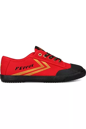 Feiyue Sneakers - Unisex X Bruce Lee 1920 Sneaker, Rött svart guld, 40.5 EU