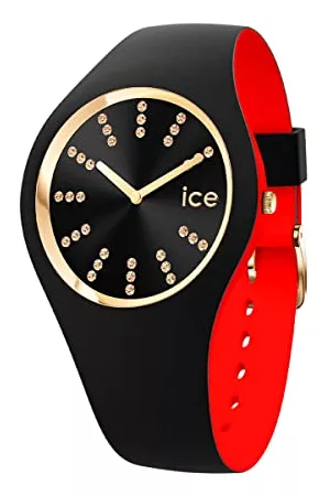 Ice-Watch Kvinna Armband - Analog kvartsur med silikonarmband 021047, svart