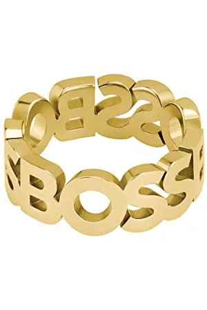 HUGO BOSS Man Ringar - Jewelry Kassy Collection ring i gult guld för män, 1580446L