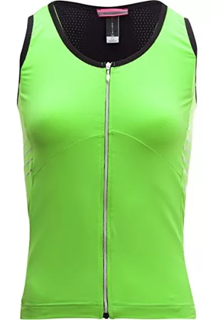 Nalini Kvinna Spetstoppar - 02281701116E000.10 Agua Zip Lady Tank Kvinna Ärmlös tröja Grön ECOLAND M, Ecoland grön, M