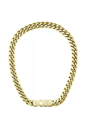 HUGO BOSS Man Guldhalsband - Jewelry Kassy Collection kedjehalsband i gult guld för män, 1580442