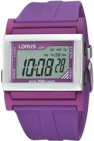 Lorus Kvinna Digitala klockor - Digital R2335GX9, Lila, armband