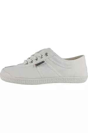 Kawasaki Vita sneakers - Legend Canvas Shoe K23L-ES 01 White, Unisex Vuxen 36 EU, 01 vit, 36 EU