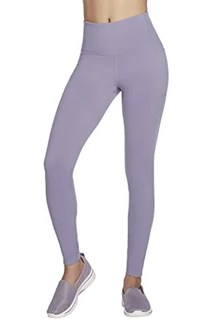 Skechers Women's Go Walk Go Flex High Waisted 2-pocket Yoga Legging Pants,  Bold Black, 3XL EU : : Fashion