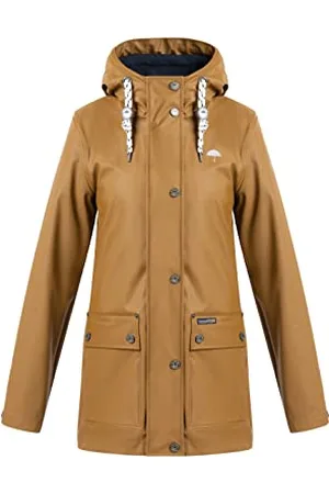 Scandi Trench Rain Coat - Sand Beige