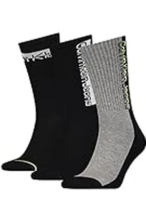 Calvin Klein Män Crew Sock Jeans Athleisure Män Crew Socks 3-pack, , One Size