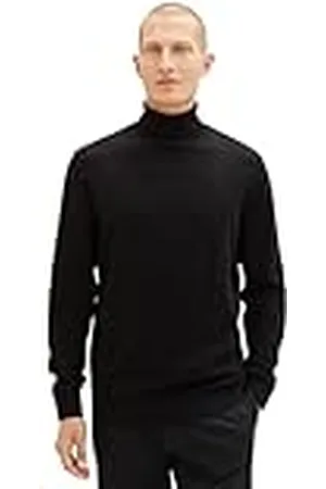TOM TAILOR Basic polotröja för män av bomull, , XXL