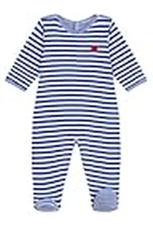 Petit Bateau Unisex baby sova bra, bro tillbaka, , 3 månader