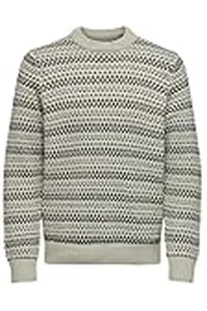 Only & Sons ONSMUSA REG 3 STRUC Crew Knit, , L