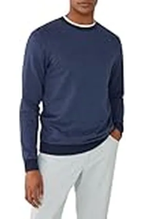 Hackett Twill Jacq Crew Sweatshirt för män, , S