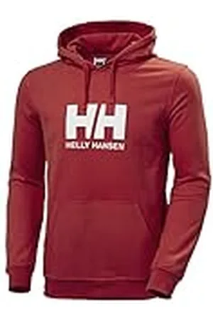 Helly Hansen Mens HH Logo Hoodie, M, Red