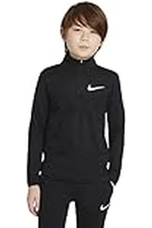 Nike Pojkar B NK sport Poly TOP tröja, svart/vit, XS