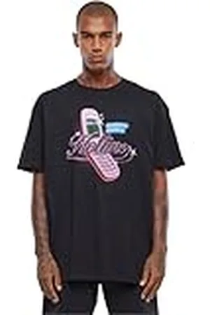 Mister Tee Unisex T-shirt Hotline oversize Tee T-shirt med tryck, överdimensionerad passform, bomull – tryck t-shirt, grafisk t-shirt, , 4XL