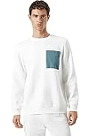 Koton Herr dragkedja ficka detalj crew neck sweatshirt, , XL