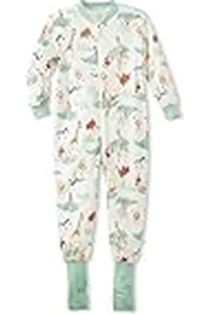 Calida Unisex småbarn Safari pyjamasset, Light Aqua, 68