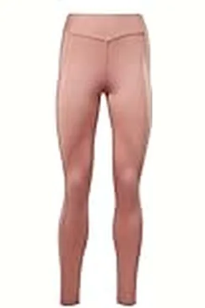 Reebok Yoga med hög midja ribbad dambyxor, , M Corto Herstellergroesse