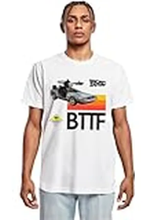 Merchcode T-shirt för män, retro 85 BTTF te, normal passform, bomull 100%, L, , L