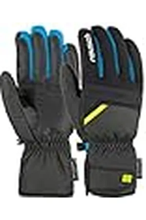 Reusch Unisex fingerhandskar Bradley R-TEX® XT i chic design 6682 dark granite/safety yel, 8