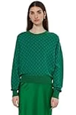 Scotch&Soda Jacquard avslappnad tröja för kvinnor, , M