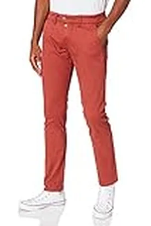 Timezone Slim Jannotz fritidsbyxor för män, Burned paprika, 28W / 32L