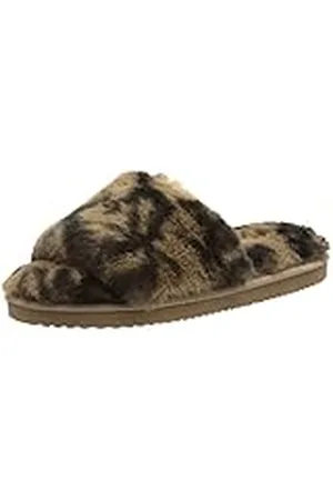 flip*flop Dam slidefur 2 ton tofflor, taupe, 42 EU