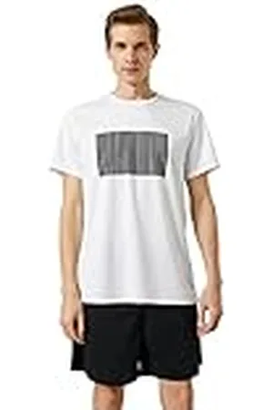 Koton Randig sport-t-shirt för män med rund hals kortärmad, , M