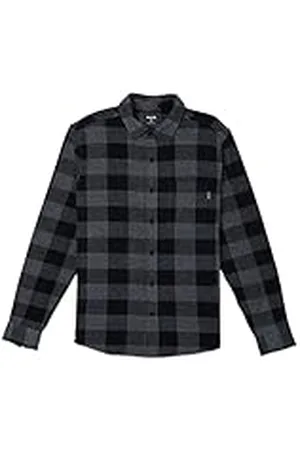 Hurley Långärmad herrskjorta - Portland Knit Flannel, , M