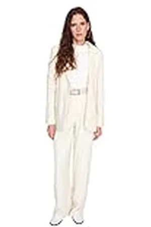 Trendyol Dam vanlig basic enkel väv blazer rock, , 42