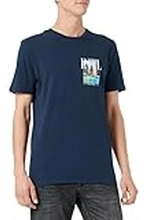JACK & JONES JACK&JONES Herr JORBOOSTER Tee SS Crew Neck July 22 T-shirt, Navy Blazer, M