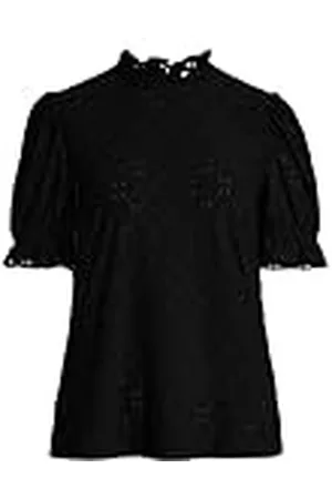 VILA Damer VIKAWA S/S Flounce TOP/SU-NOOS t-shirt, , XS