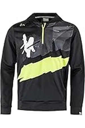 Head Unisex barn Race huvtröja Print Junior sweatshirts Svart/gul Small