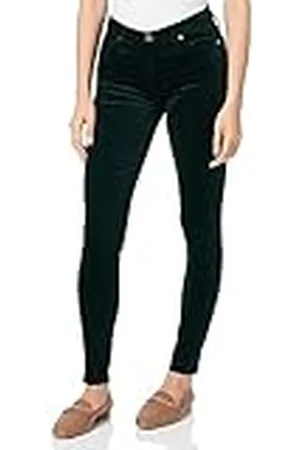 7 for all Mankind HW Skinny Velvet Hunter Green