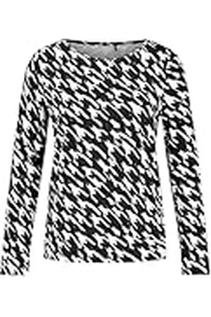 Gerry Weber Dam hållbar långärmad tröja, långärmad, mönstrad, rutig, , 38