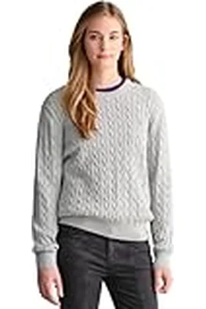 GANT Shield Cotton Cable C-Neck Pullover Unisex Barn och ungdomar, , 134-140