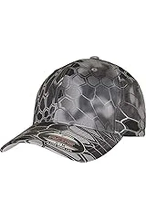 Flexfit Yupoong Unisex baseballkeps med licensierad kryptek kamouflagemönster, flexband inuti, sportig passform keps, storlek S/M eller L/XL (54–61 cm huvudomkrets), , L-XL