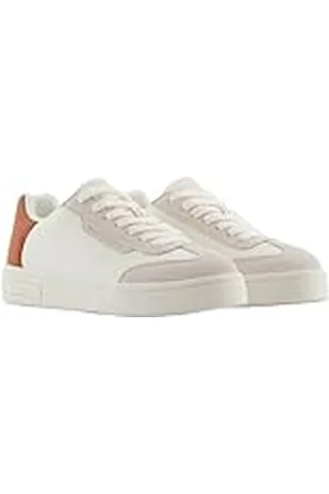 Armani Exchange Dam London sneakers, av vit + CARAM. café, 35 EU, , 35 EU