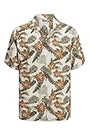 JACK & JONES Jjejeff Resort Floral Shirt Ss Pls Sn skjorta, , 3XL