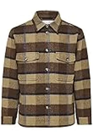 SELECTED Shacket rutig, , XXL