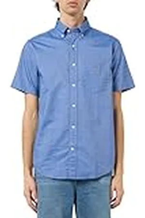 GANT REG COTTON LINEN CHECK SS Shirt, , L