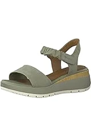 Tamaris Damer 1-1-28202-28 771 40 sandal med klack, Sage, EU
