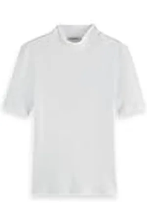 Scotch&Soda Damer Core Mock Neck Rib T-shirt, , L