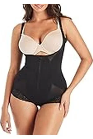 Maidenform Dam ultraskulpts body med öppet bröst, ultrafast kompressionsformunderkläder midjeformare, , S, , S