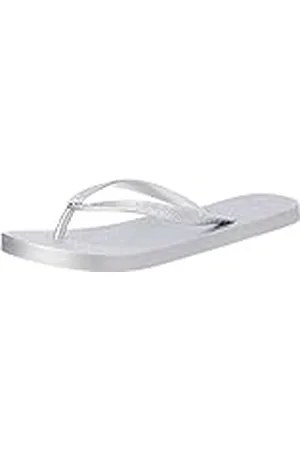 Tommy Hilfiger Th Metallic platt strandsandal för kvinnor flip-flops, , 41 EU