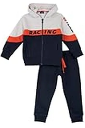 chicco Baby pojke Completo Tuta Pesante: Felpa Con Zip E Cappuccio E Pantaloni träningsoverall, , 18