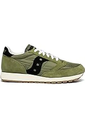 Saucony Jazz Original Vintage, Sneaker Uomo, Verde Nero, 42.5 EU