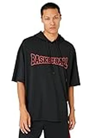 Koton Herr huvtröja sport t-shirt basket tryckt, , S